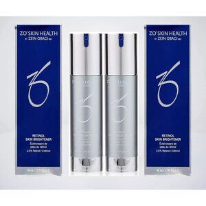 Lot of 2 ZO Skin Health Retinol Skin Brightener 0.5% 1.7 fl oz50 ml. New